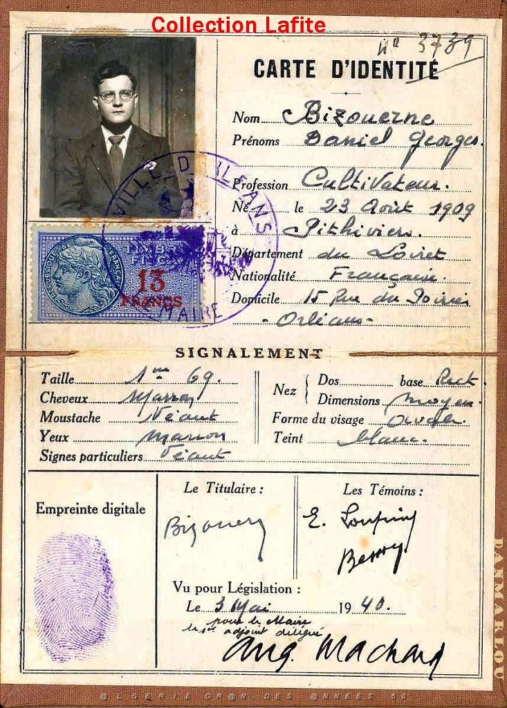 002 FAUX PAPIER 1940 D EVASION DU CAPITAINE LAFITE ALIAS BIZOUERZNE   (1).jpg